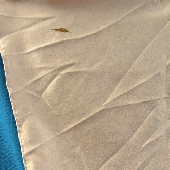 Pretty set purchased in 1985 from high-end boutique. Pink satin, cream lace. - Picture 7 of 8